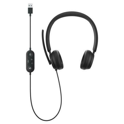 NEW Microsoft 8JN-00001 Modern USB Headset – Stereo Wired On-ear Binaural Noise