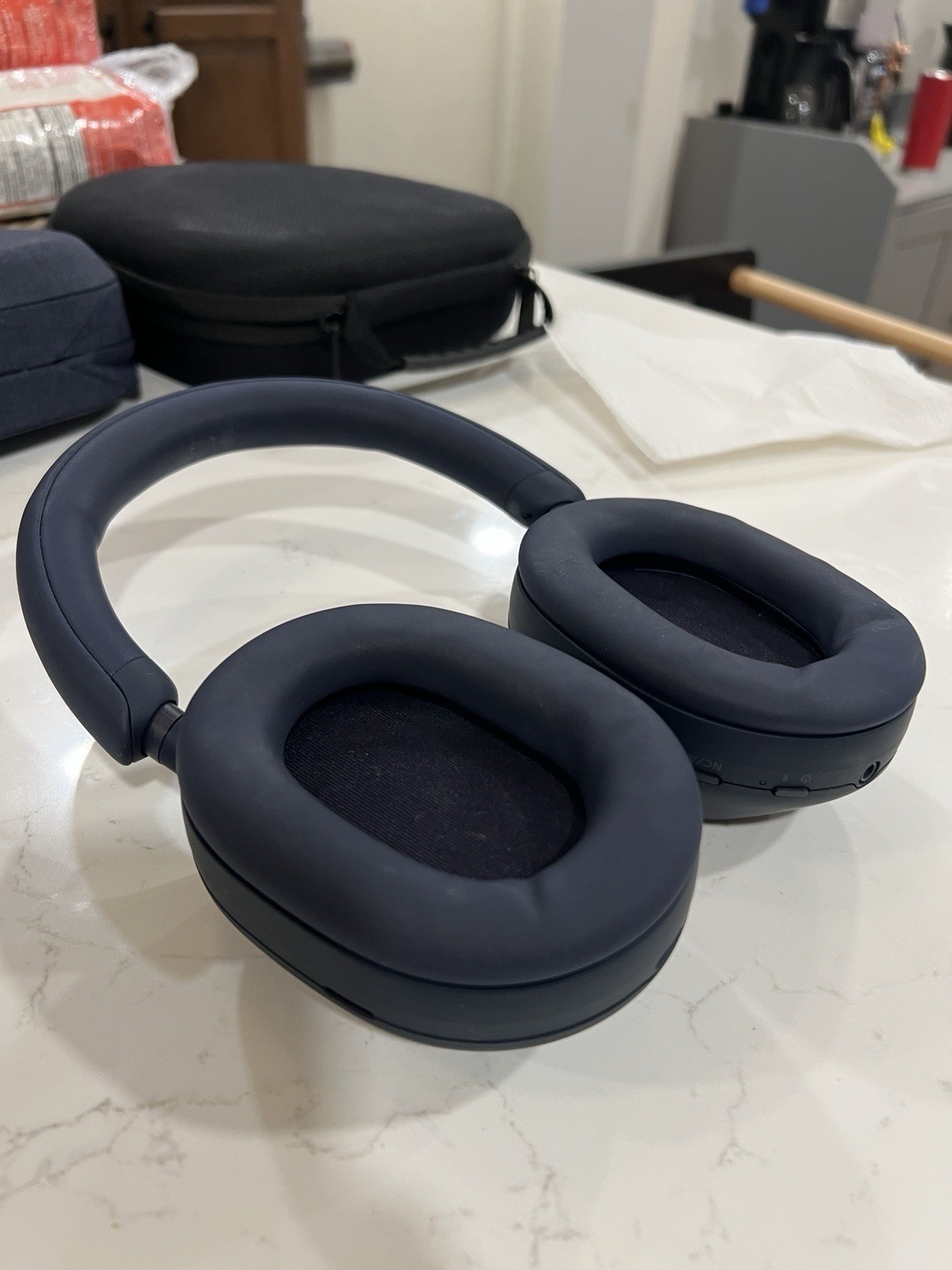Sony WH-1000XM5 Blue Wireless ANC Over-Ear Headphones Bluetooth USB-C 3.5mm