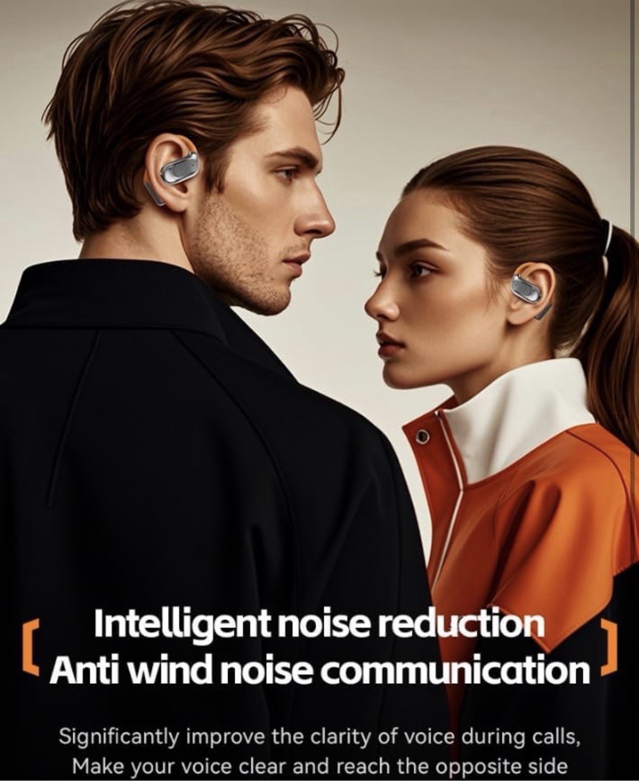 JNXIKOU Open Ear Air Conduction Headphones Wireless Bluetooth 5.3 Headphones