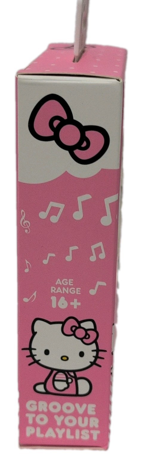 Hello Kitty Sanrio Wireless Earbuds w Pink Charging Case Built in Mic Gift NEW