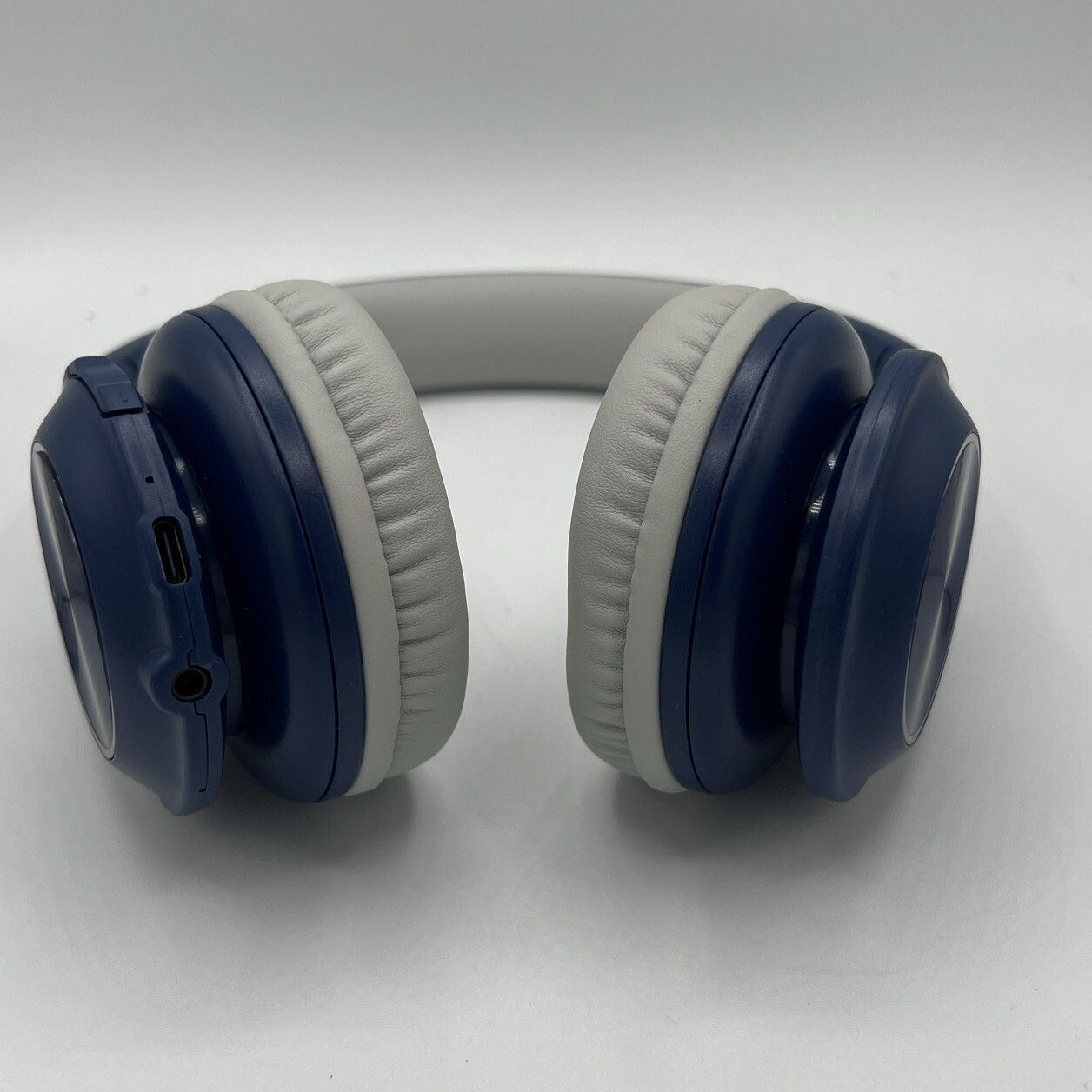 Wireless Kids Headphones By Candy Bila Gray/ Navy Blue New