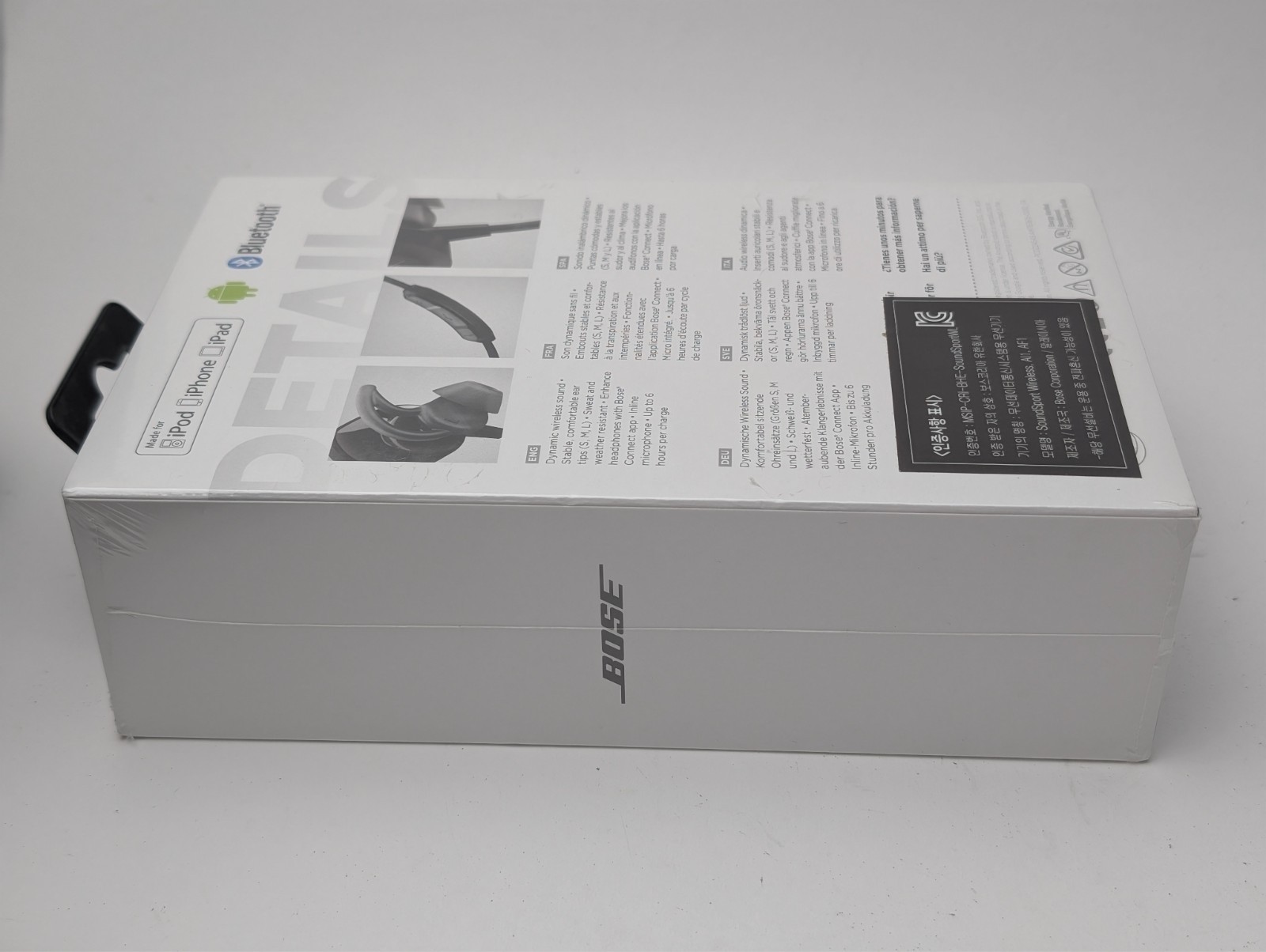 Bose SoundSport Wireless In-Ear Bluetooth Headphones Black Factory Sealed Black