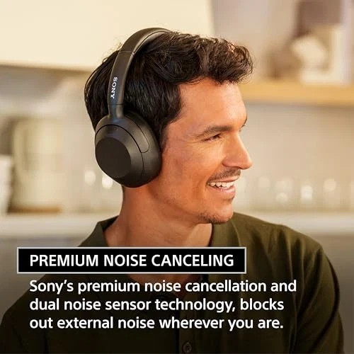 Sony ULT WEAR 900N Wireless Noise Canceling Bluetooth Headphones – Black