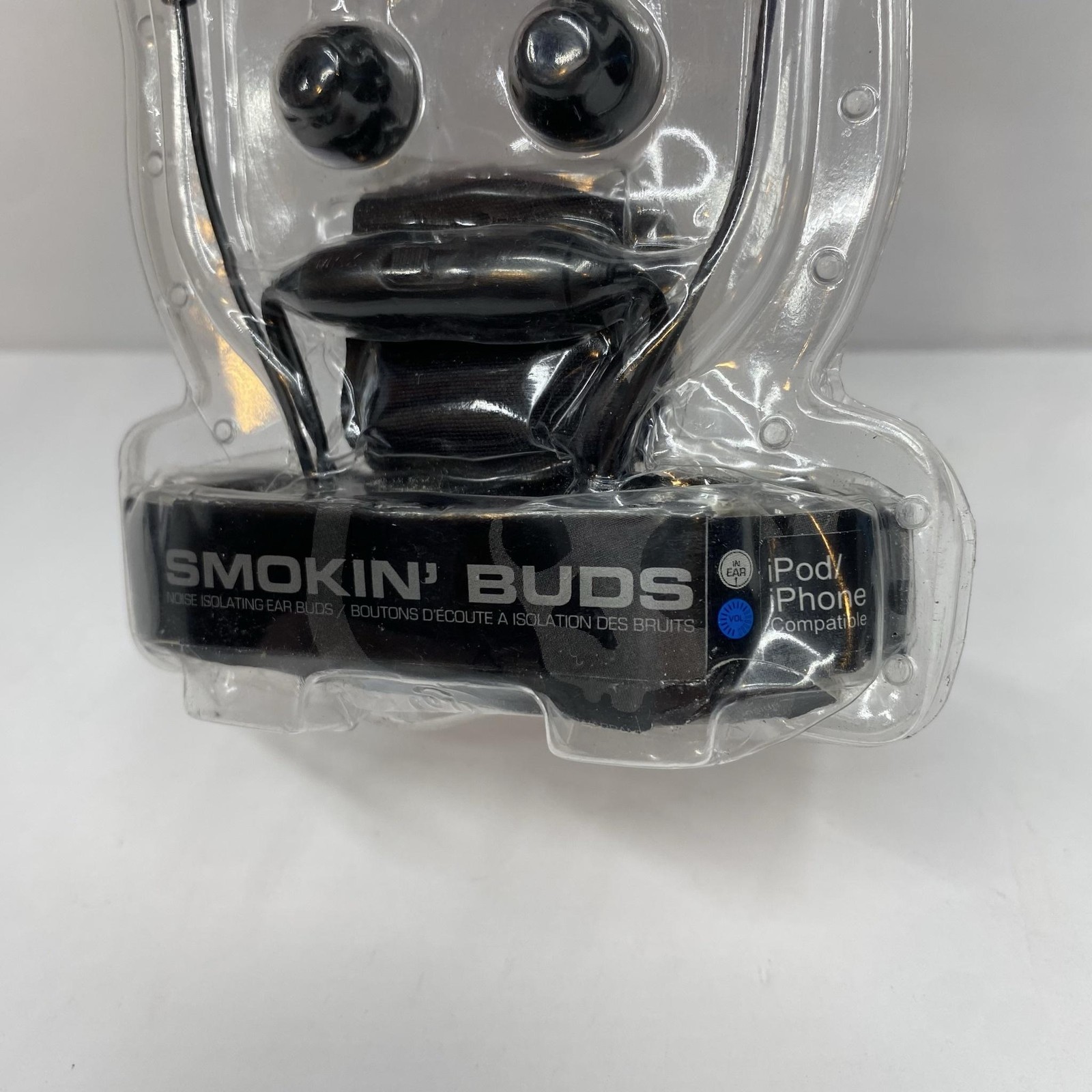 Skullcandy Smokin’ Buds In-Ear Wired Earbuds – Noise-Isolating New Black