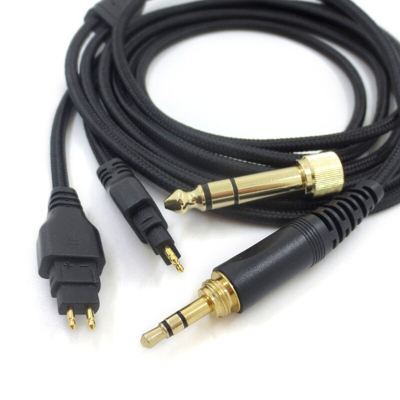 3.5/6.35mm Earphone Cable Upgrade Cable for Sennheiser-HD580 HD600 HD650 HD660S
