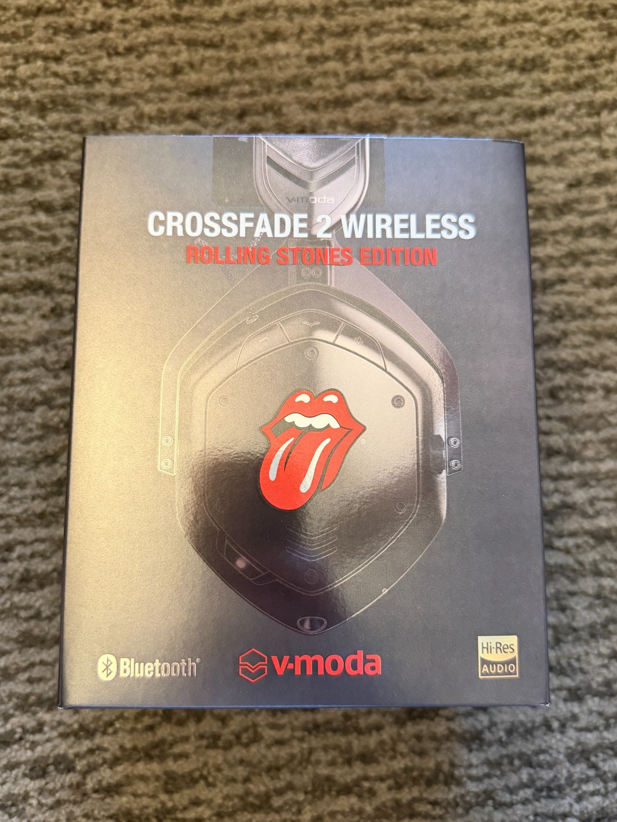 V-MODA Crossfade 2 Wireless Rolling Stones Classic Licks + 3 Shield Kits SEALED