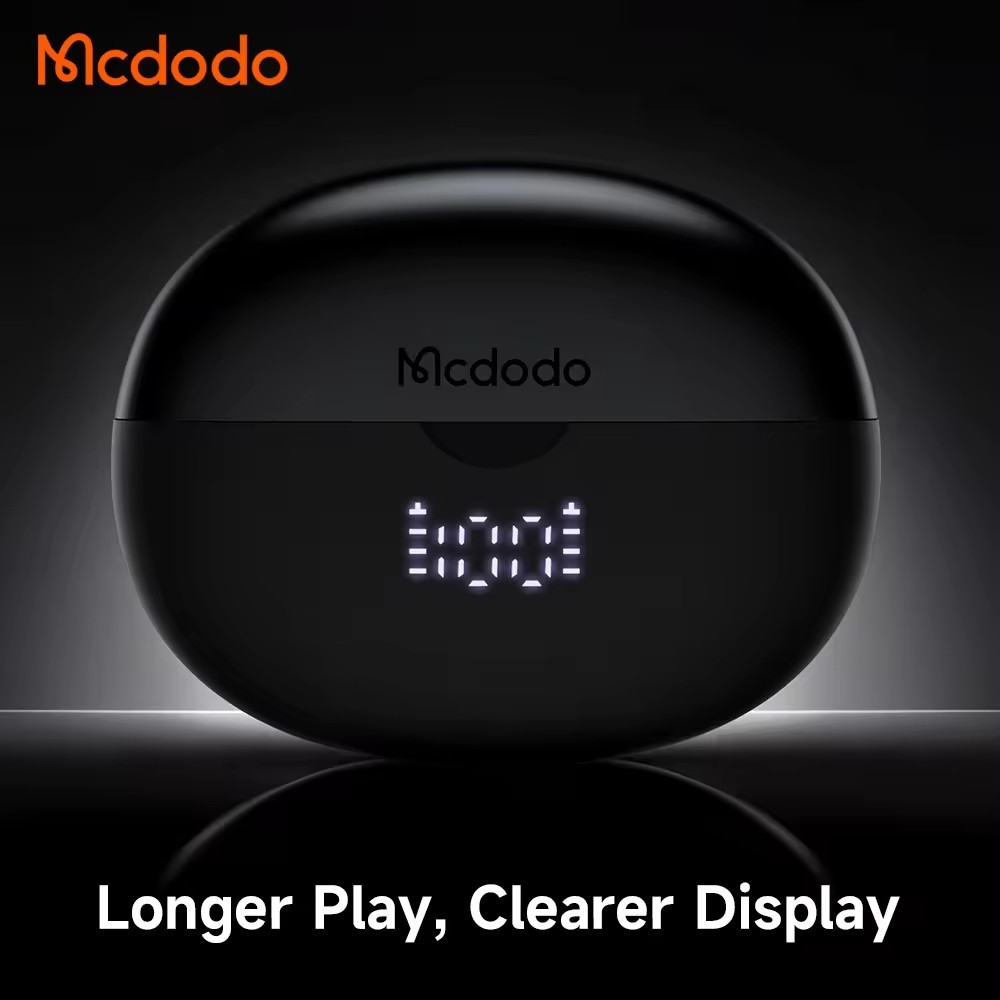 Mcdodo Secure Fit Clip-On Earbuds Wireless Bt5.4 Sweat-proof Long Playtime