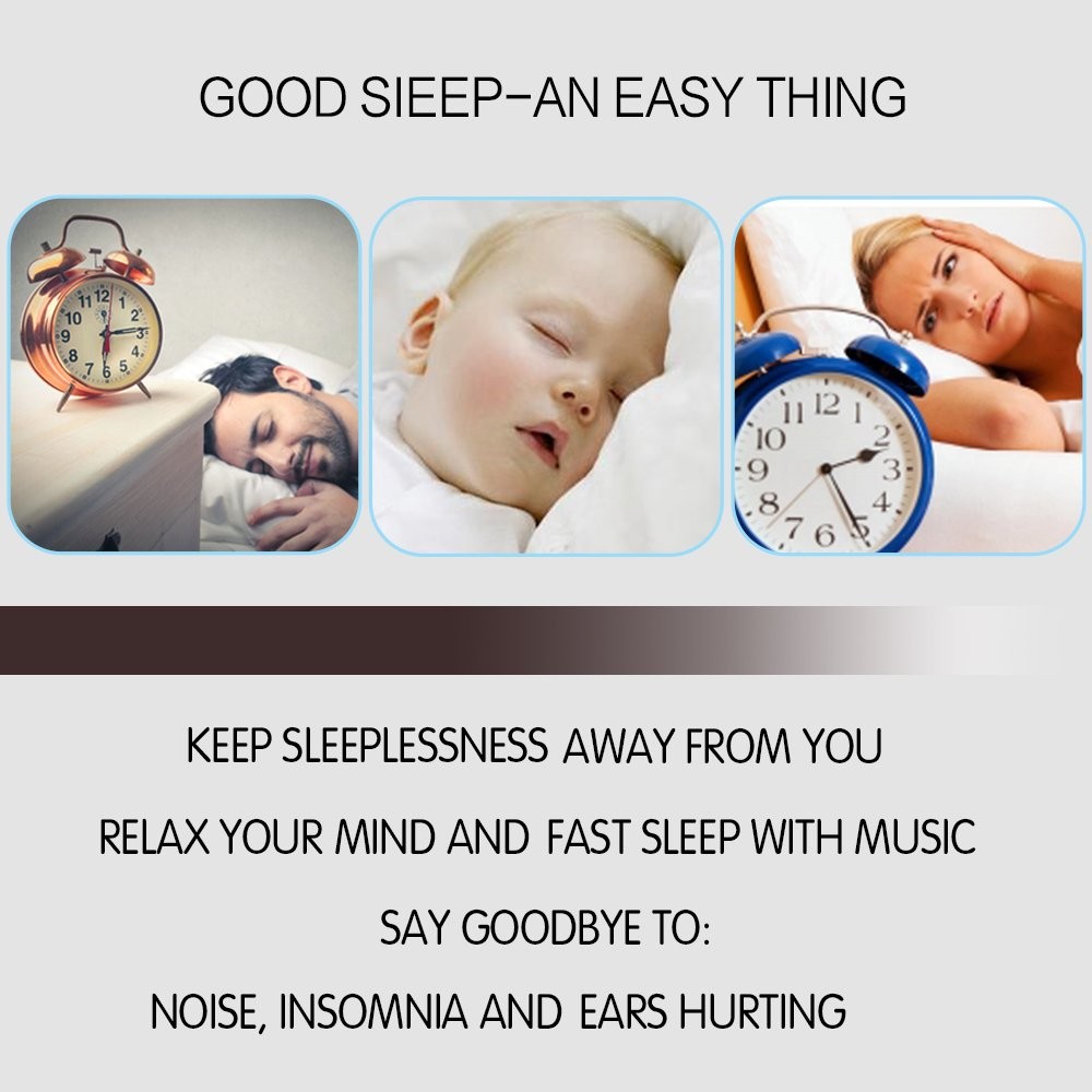 Ururtm Sleep Soundproof Earbuds Headphones, Noise 1 Count (Pack of 1), White