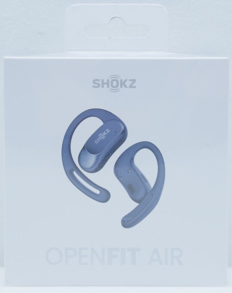 Shokz OpenFit Air Open-Ear True Wireless Earbuds Stone Air-Stone Blue Brand New