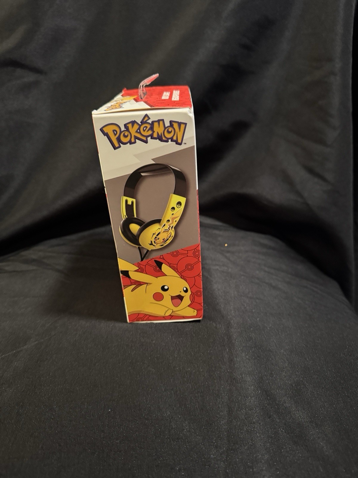 Pokemon Pikachu Kid Safe Headphones*In-line Microphone For Age 6+ NEW UNOPENED