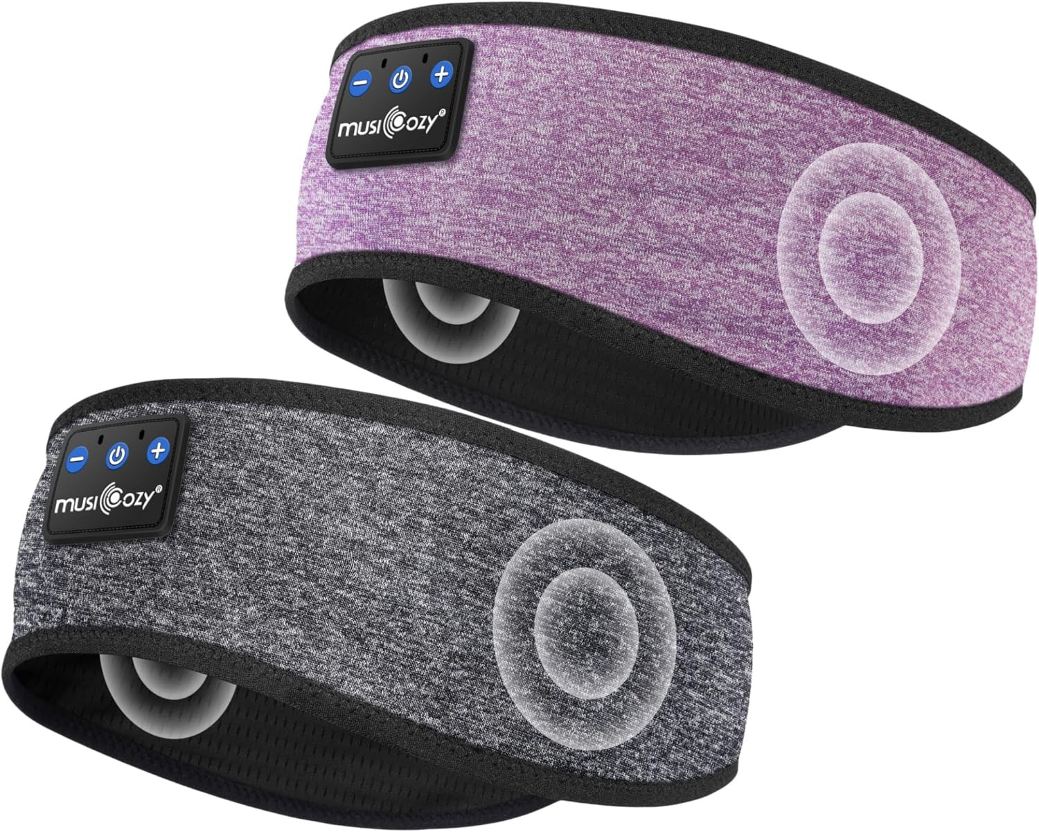 Bluetooth Headband 2-Pack – Wireless Music Sleep Headphones Set for Men and Wome