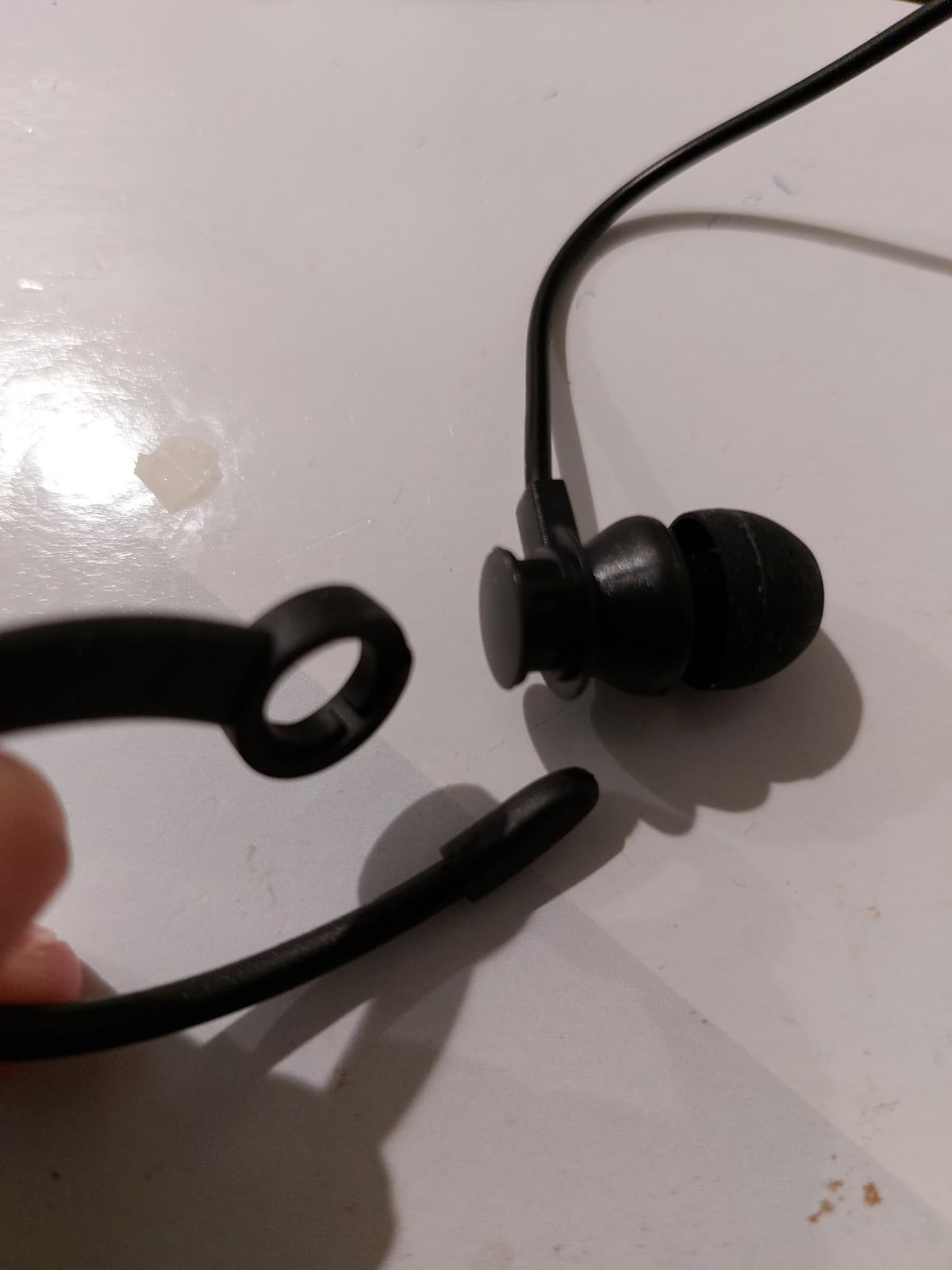 Single Side In-Ear Mono Earphone 3.5mm Plug Ear Hook Earpiece For Phone MP3