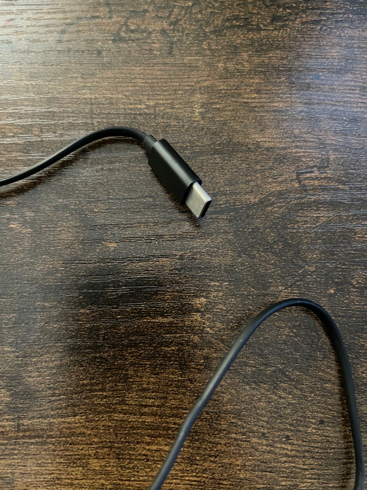 Unbranded Black In-Ear Earbud Headphones with USB-C Port Connector & Remote