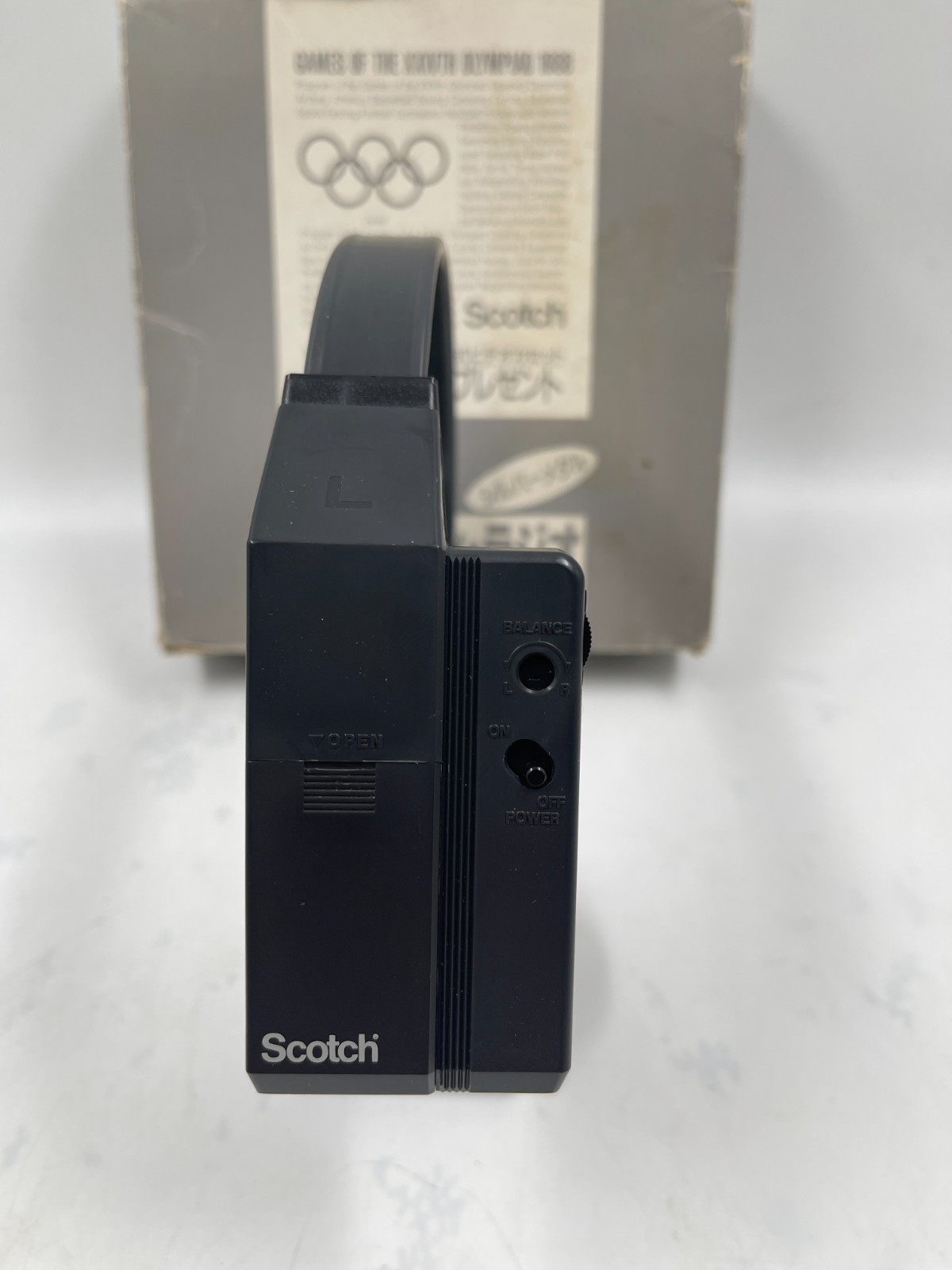 [Works] Rare&VTG SEOUL 1988 Summer Olympics Gift AM/FM Radio Headphone Scotch