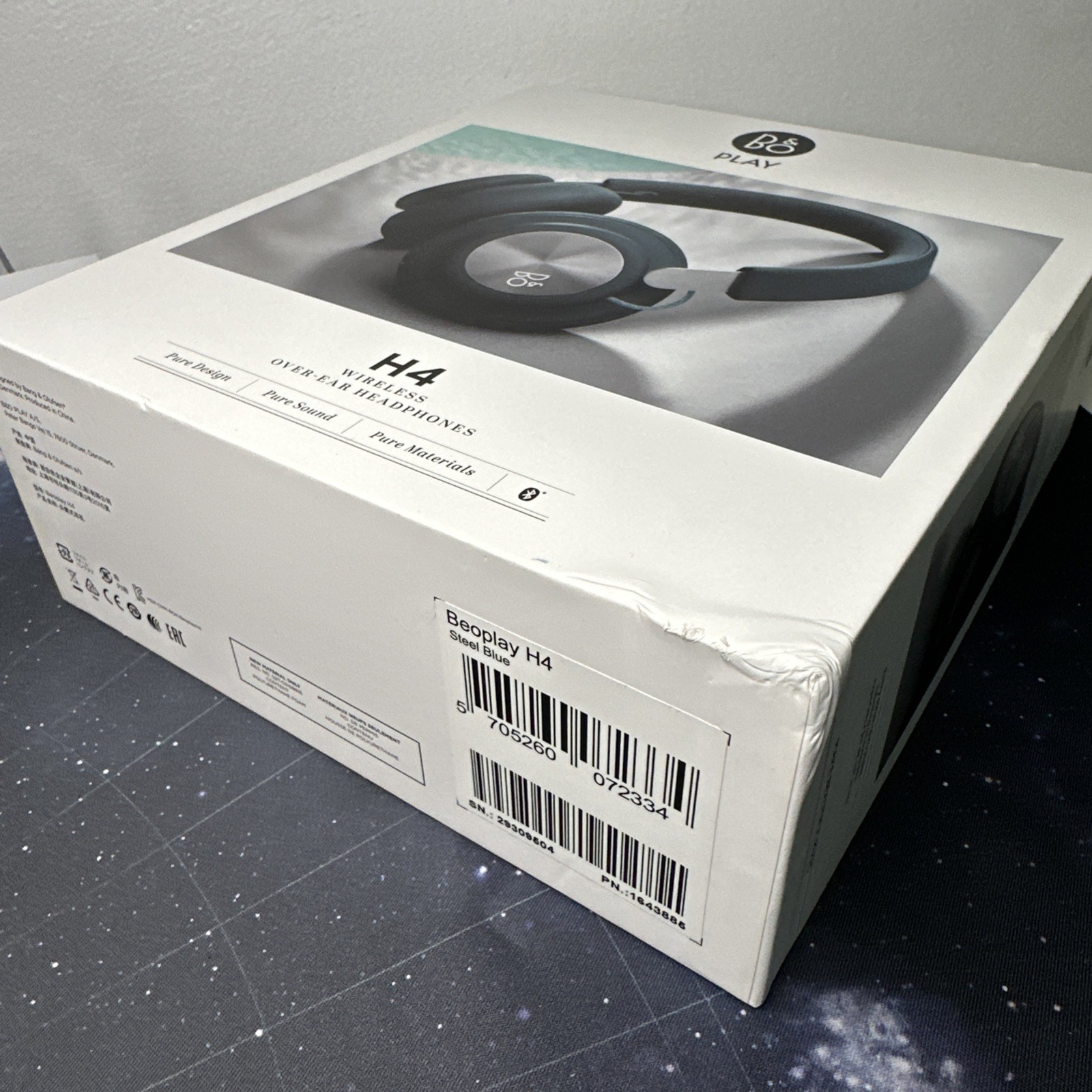 Bang & Olufsen Beoplay H4 – Steel Blue – Bluetooth Headphones – Excellent