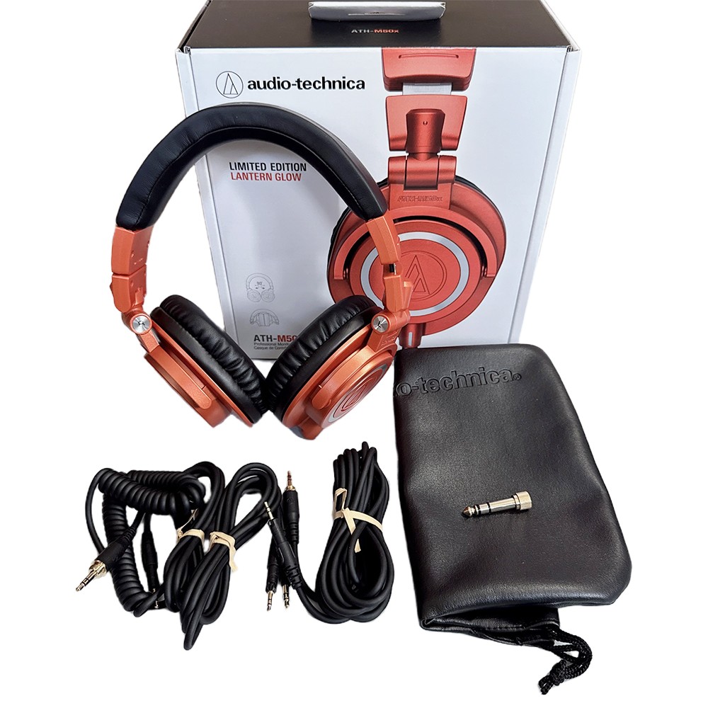 NEW Audio-Technica ATH-M50X Professional Over Ear Headphones – Orange