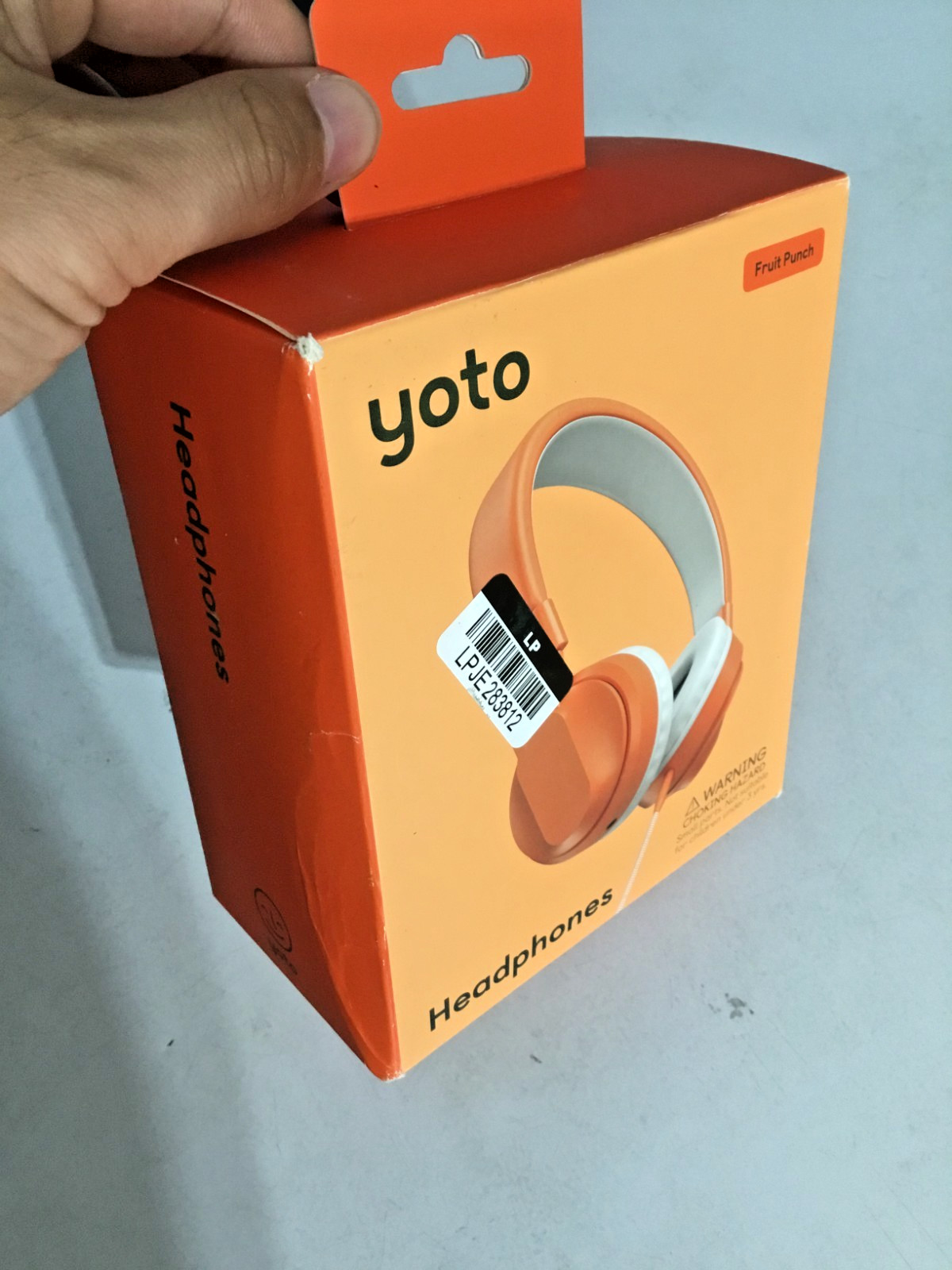 Yoto Wired Headphones – Over-Ear – 3.5mm Jack – for Kids – Fruit Punch
