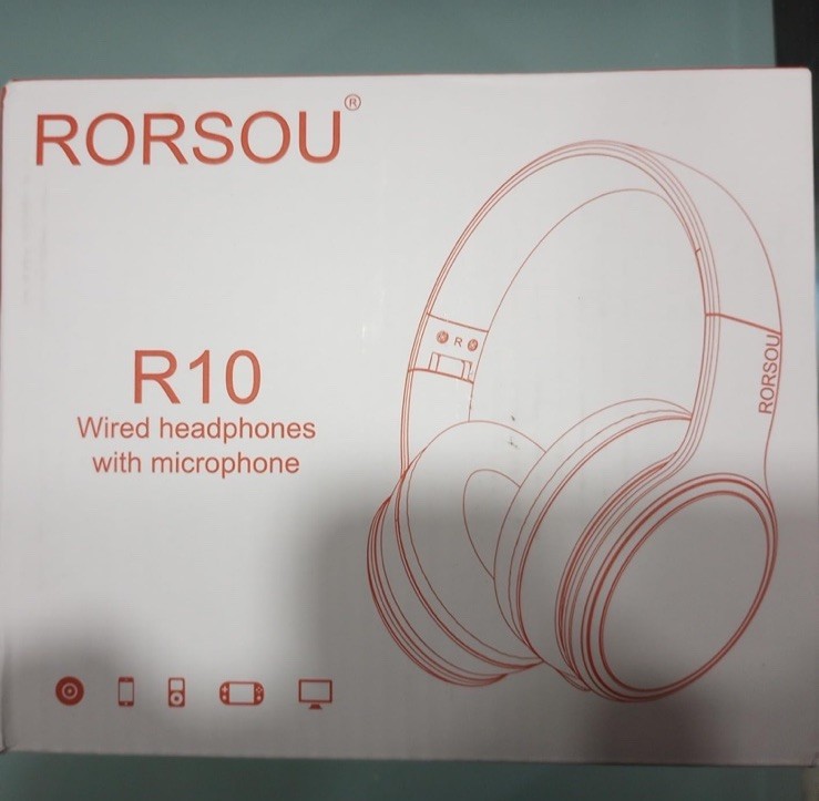 ✅NEW! Over-Ear Headphones with Microphone with 1.5M No-Tangle Cord.