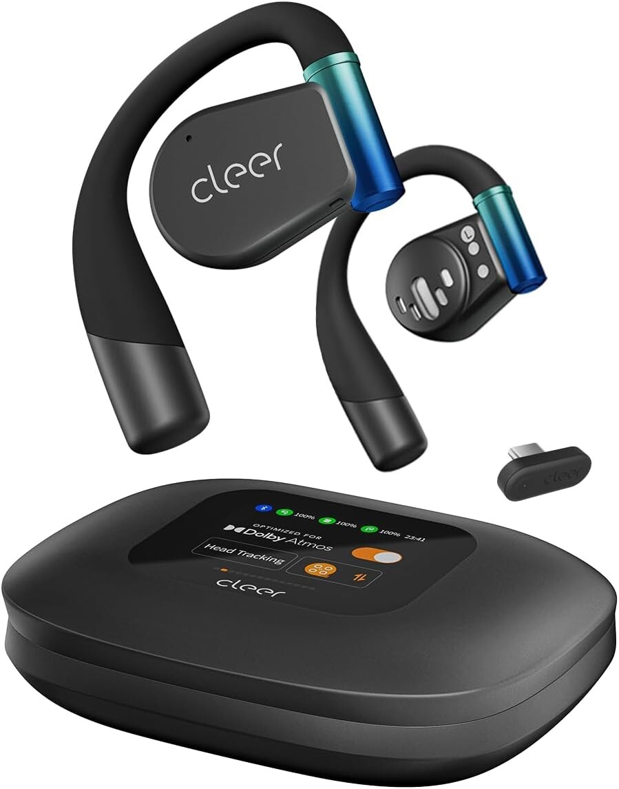 Cleer ARC 3 Gaming Earbuds – True Wireless Open Ear Headphones,Ultra-Low Latency