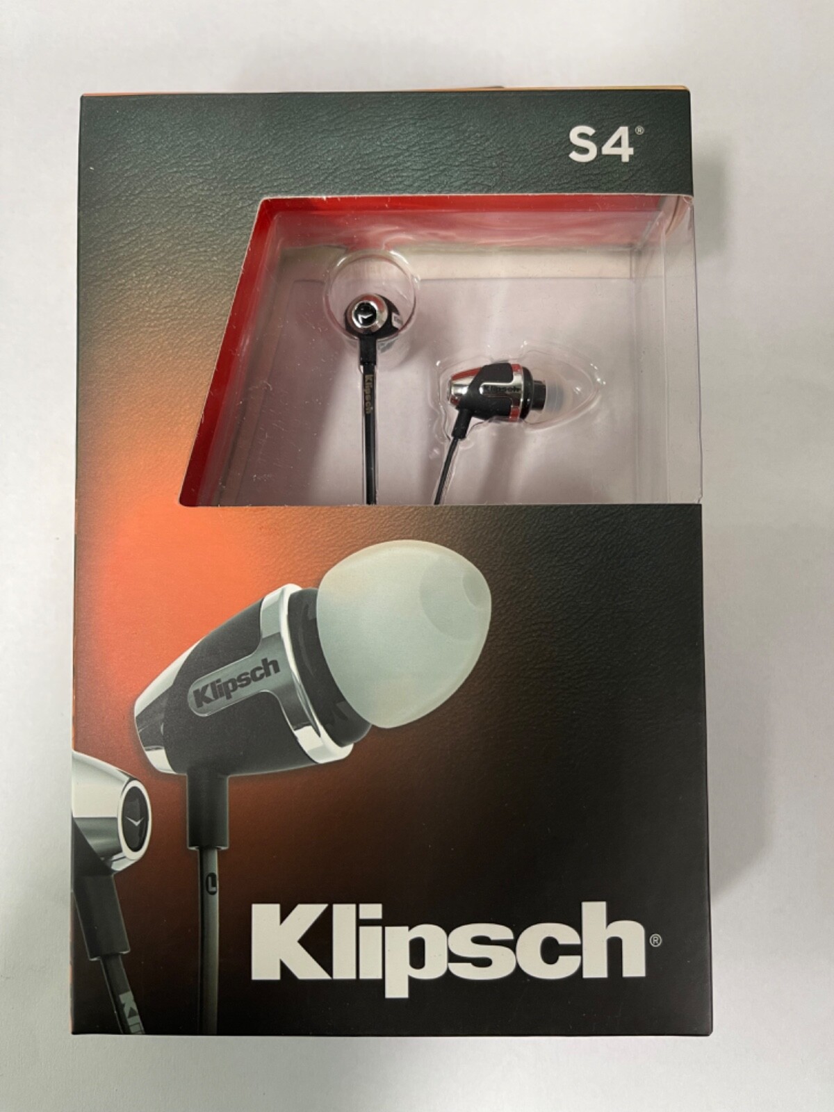 Klipsch IMAGE S4 II In-Ear Enhanced Bass Noise-Isolating Headphone, Black