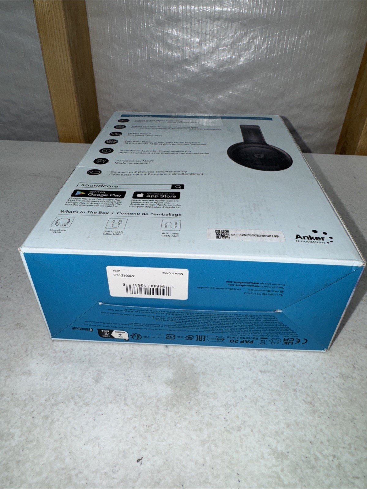 Anker Soundcore Q20i Wireless Noise Cancelling Headphones Pure Bass