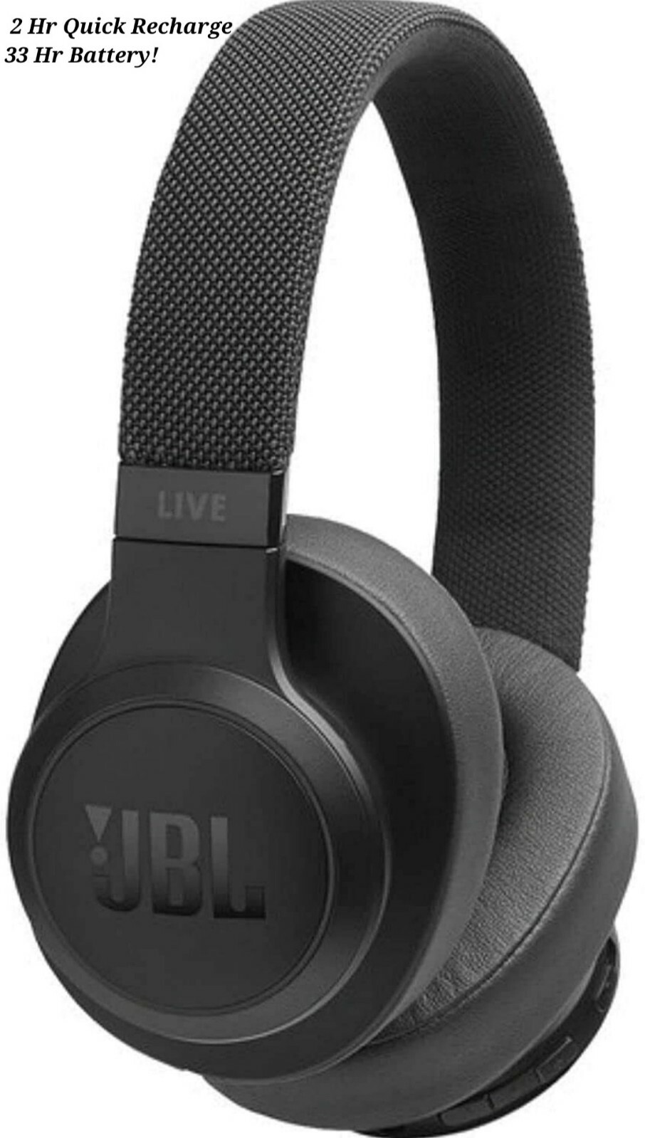JBL LIVE 500BT Wireless Bluetooth Headphones Microphone 33Hr Battery ~2Hr Charge