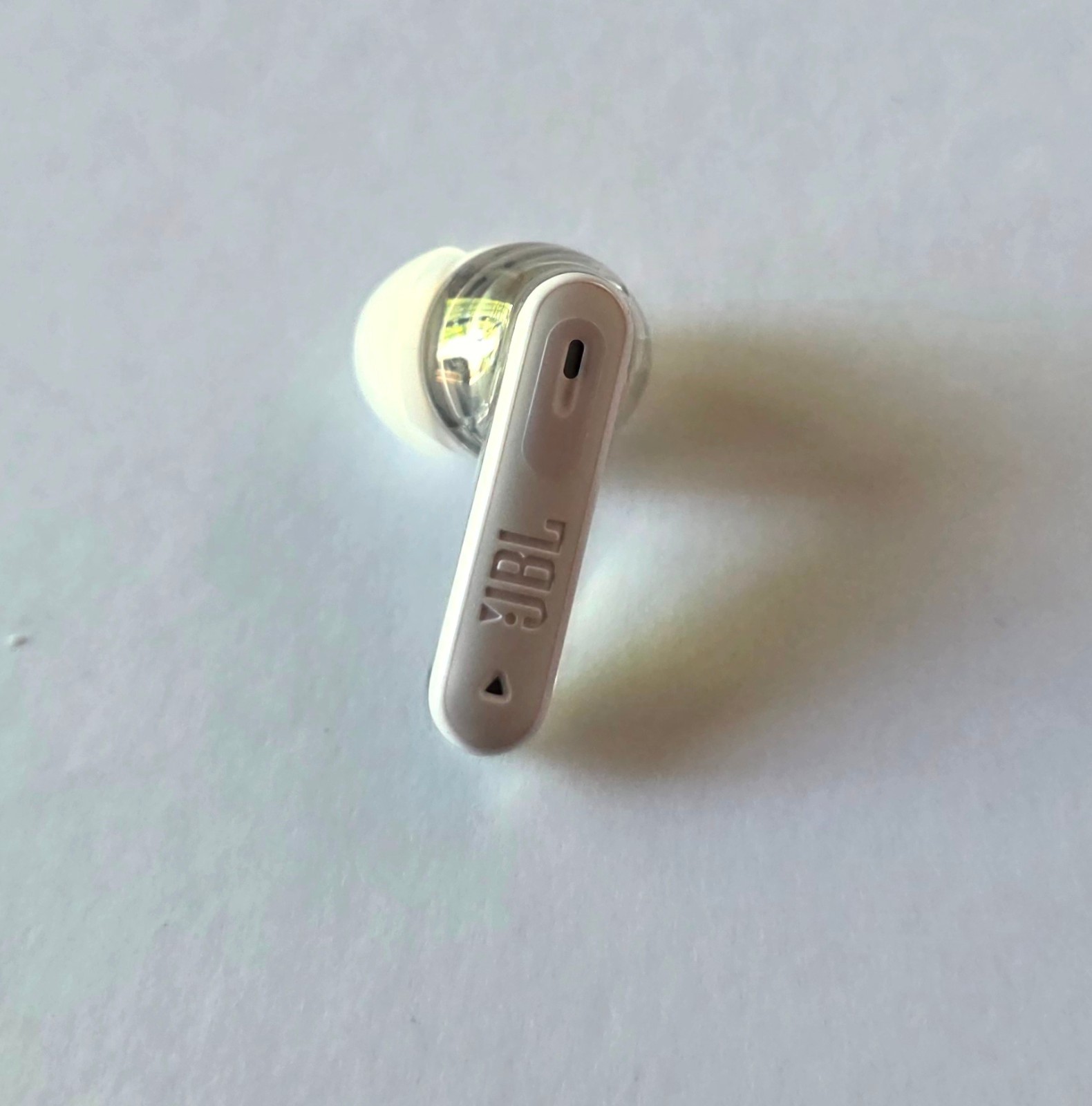 Unused OEM Ghost White JBL Tune Flex 2 True Wireless LEFT SIDE Earbud in Bulk Pk