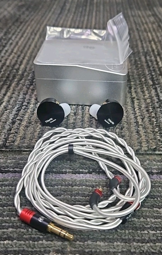 Linsoul 7Hertz Timeless Wireless Earbuds with 3.5mm Cord & Hard Case