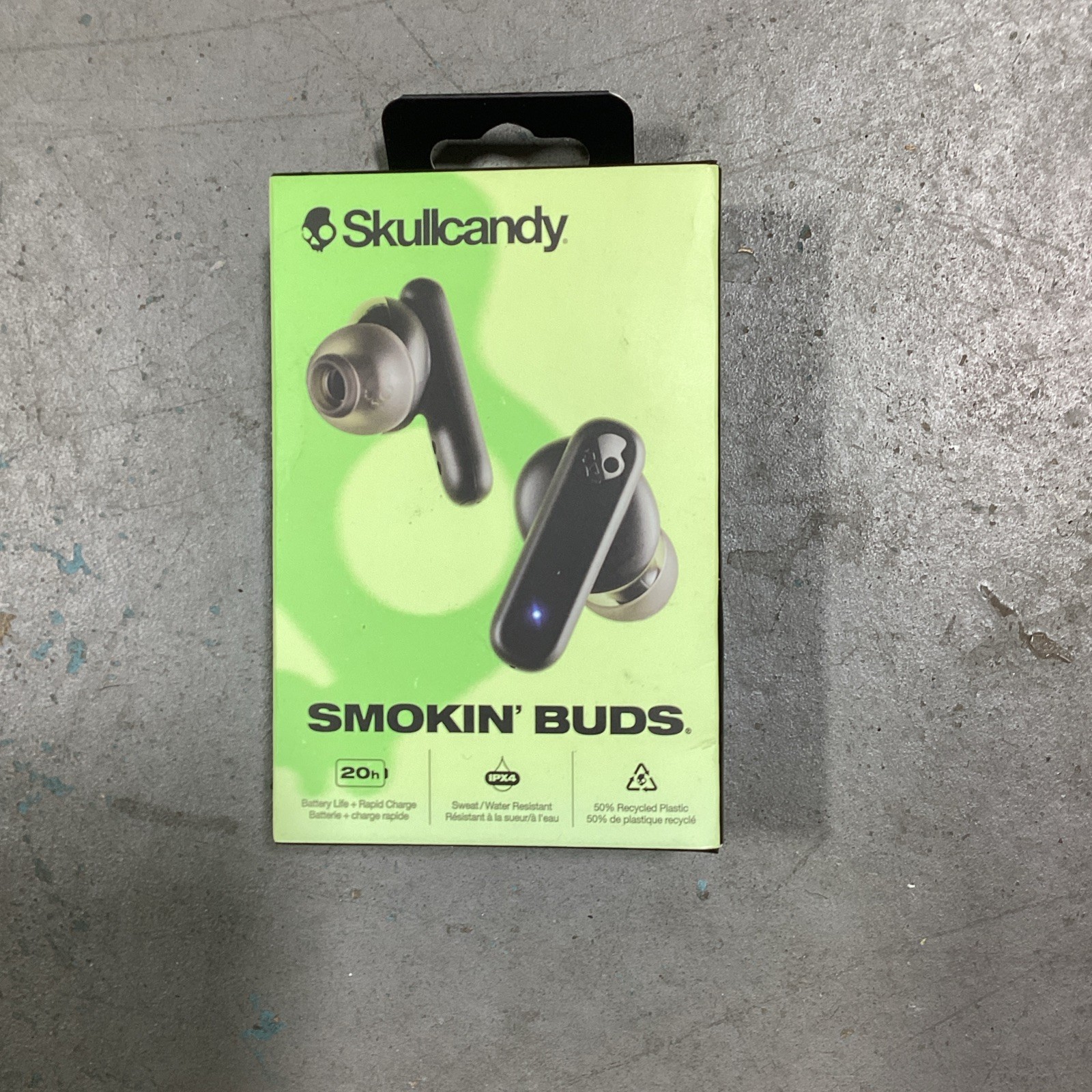 Skullcandy Smokin’ Buds Wireless In-Ear Earbuds – True Black NIB