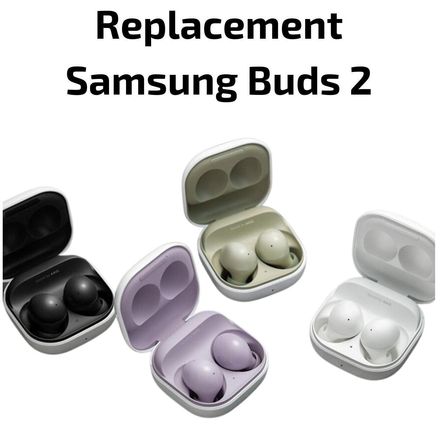 Original Samsung Galaxy Buds2 SM-R177 Headphone-Right/Left/Case Replacements