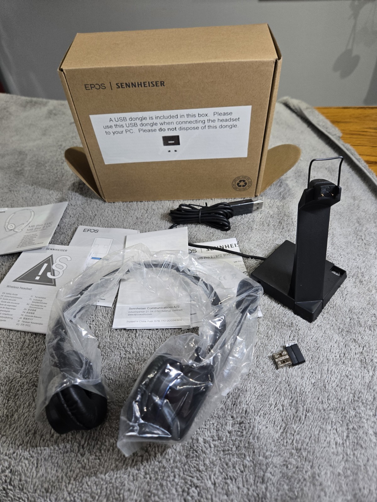Epos Sennheiser Impact MB Pro 2 Bluetooth Headset Stereo Mobile Business Headset