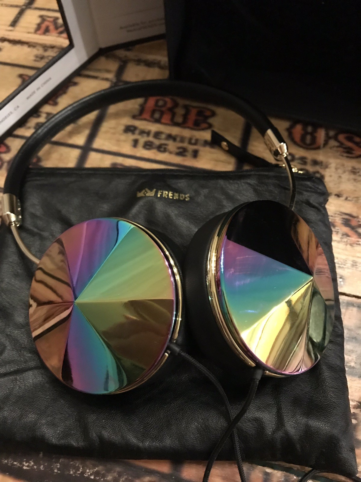 Frends Taylor Headphones, Oil Slick, Original Box and Soft Case Inlcuded