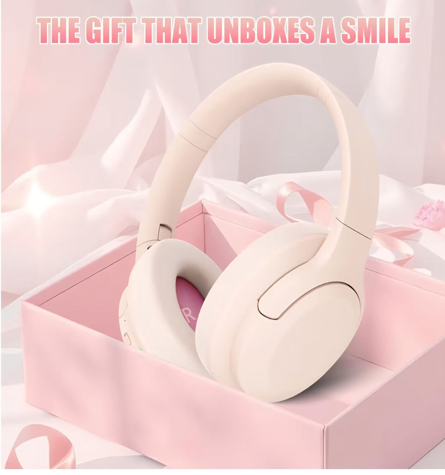 Active Noise Cancelling Headphones, Wireless Over Ear Bluetooth Headphones,100H