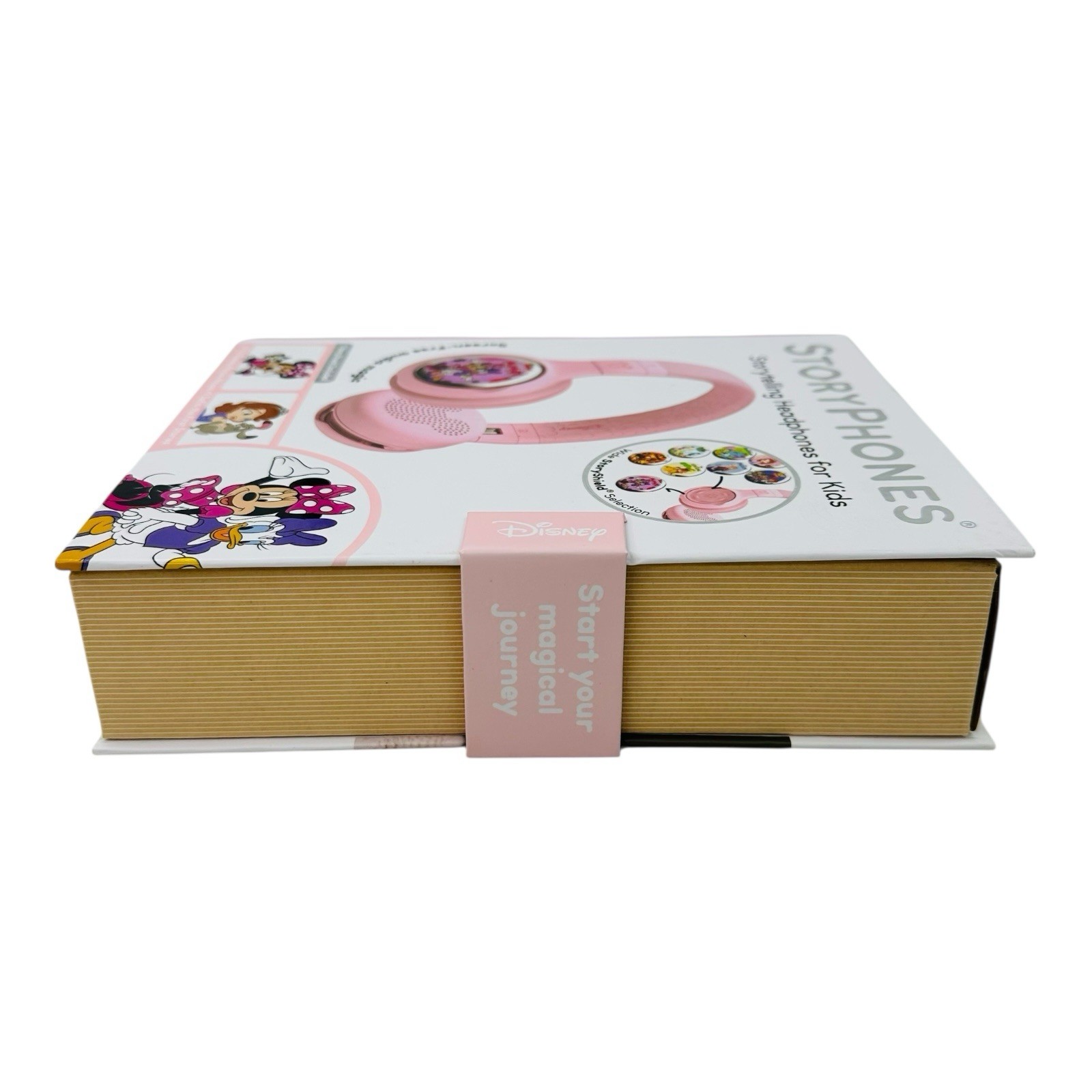 Disney Story Phones Storytelling Headphones for Kids w/ 1 Story Shield Pink
