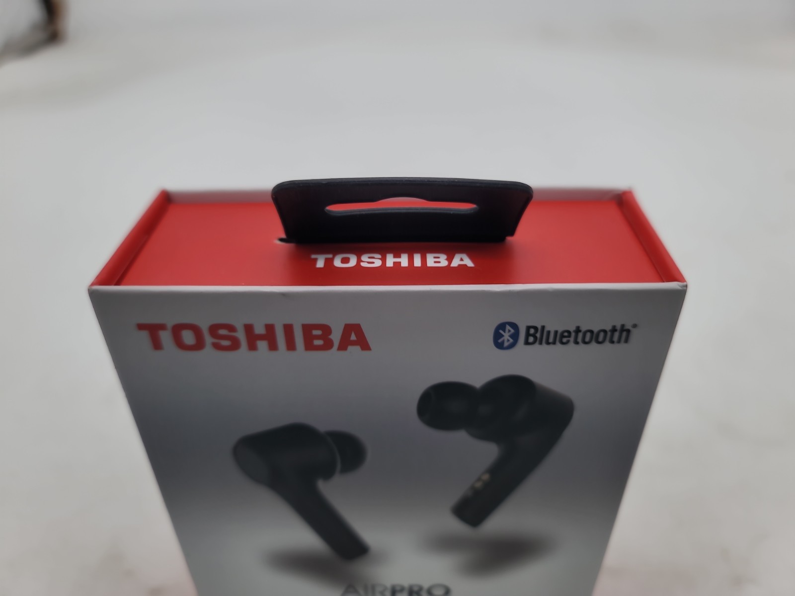 Toshiba Air-Pro Bluetooth Wireless Earbuds Voice Control -Black- New Sealed
