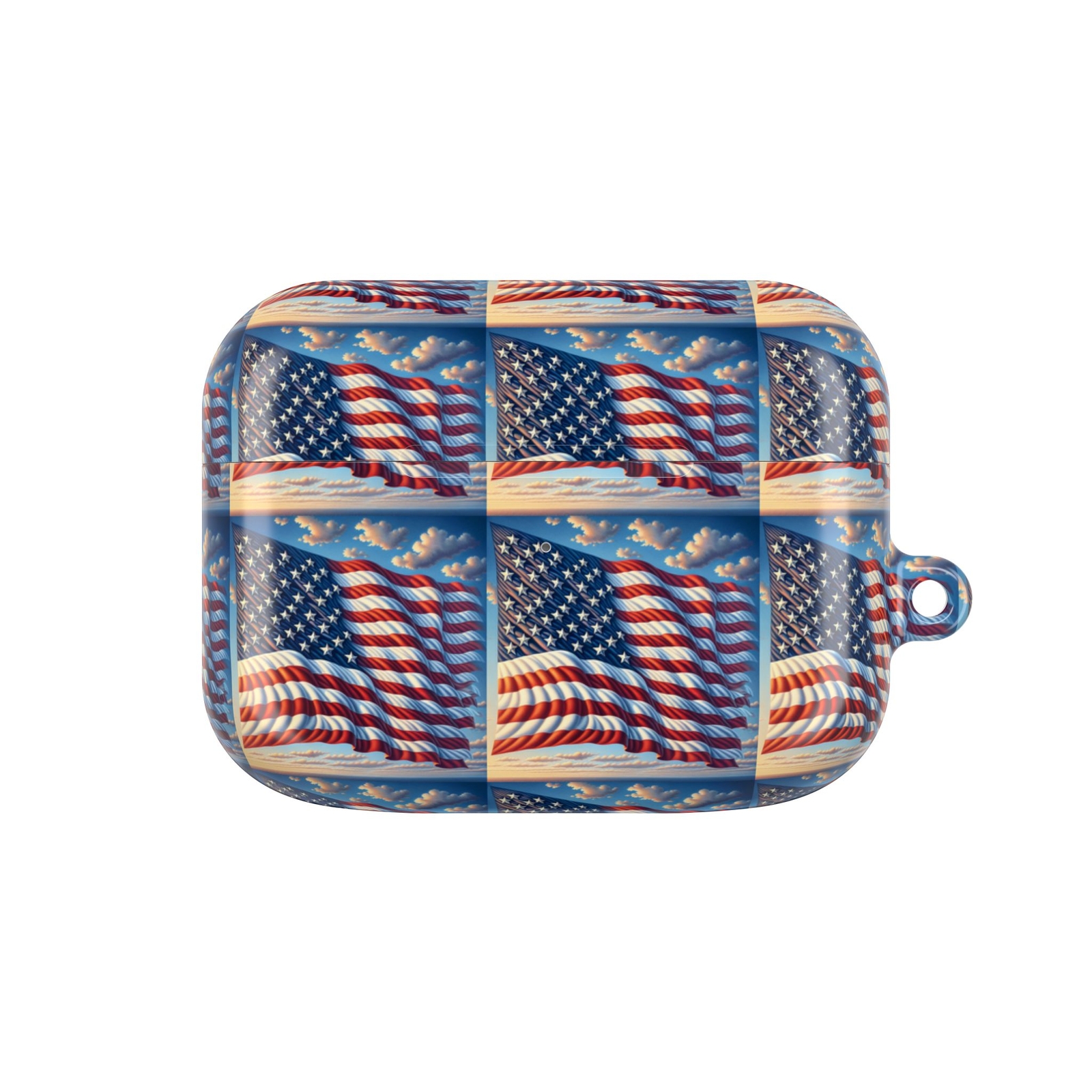 Patriotic American Flag AirPod Case – Ideal for Independence Day & Everyday Use