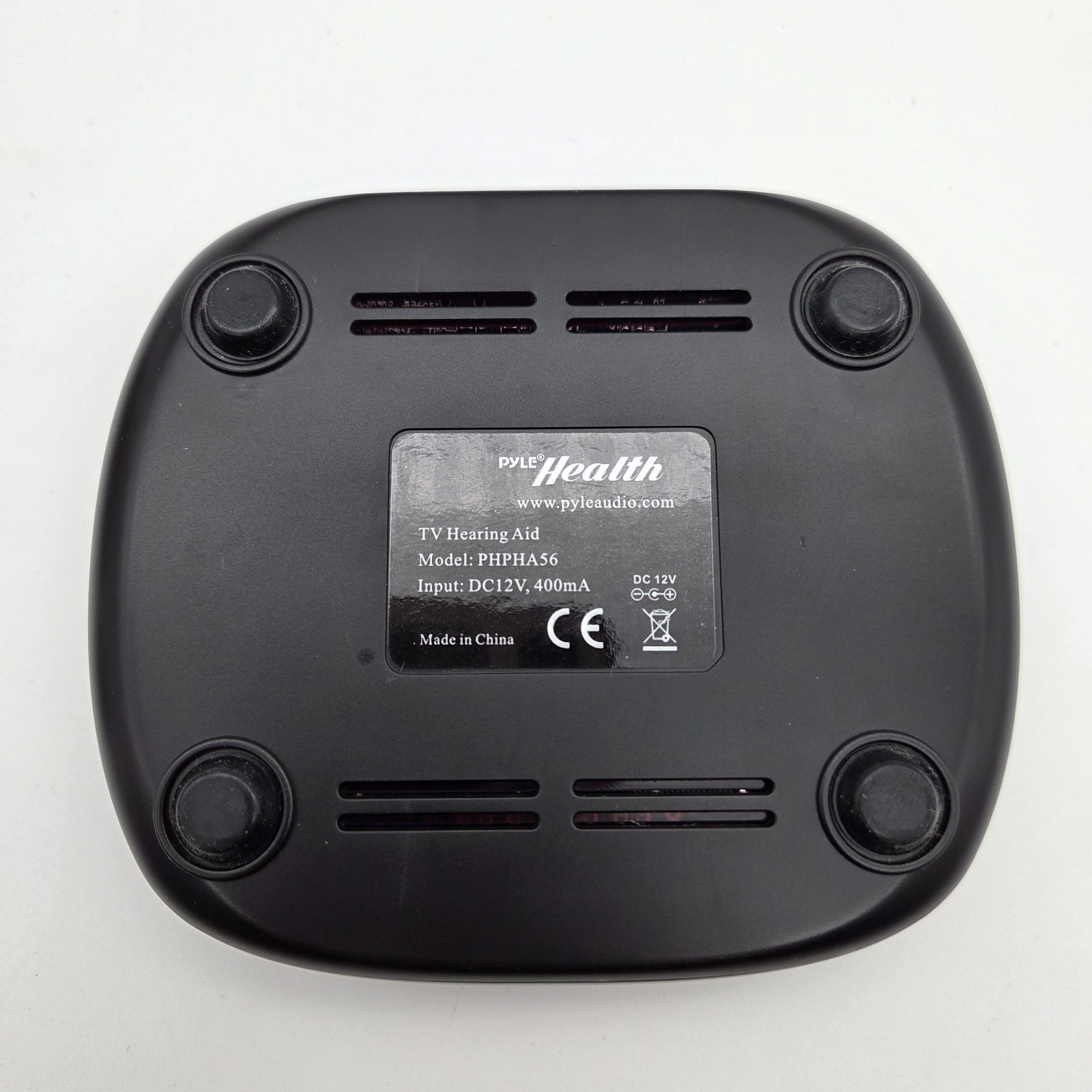 PYLE Health Replacement Charging Dock for TV Hearing Assistance Headset PHPHA56