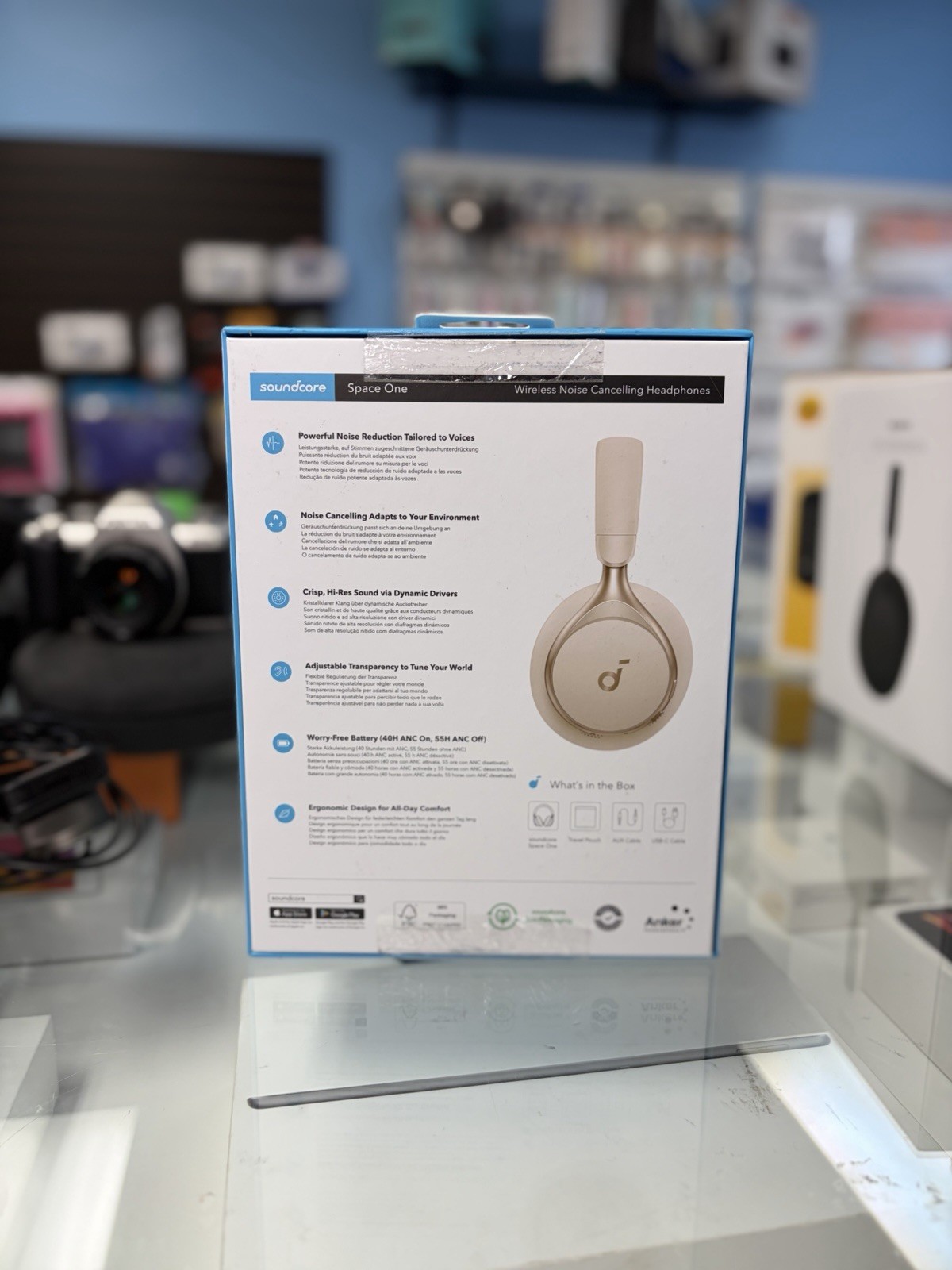 Soundcore Space One Wireless Headphones open box