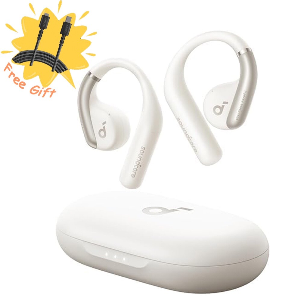 Soundcore AeroFit Open-Ear Headphones Ergonomic Ear Hook Wireless Earbuds|Refurb