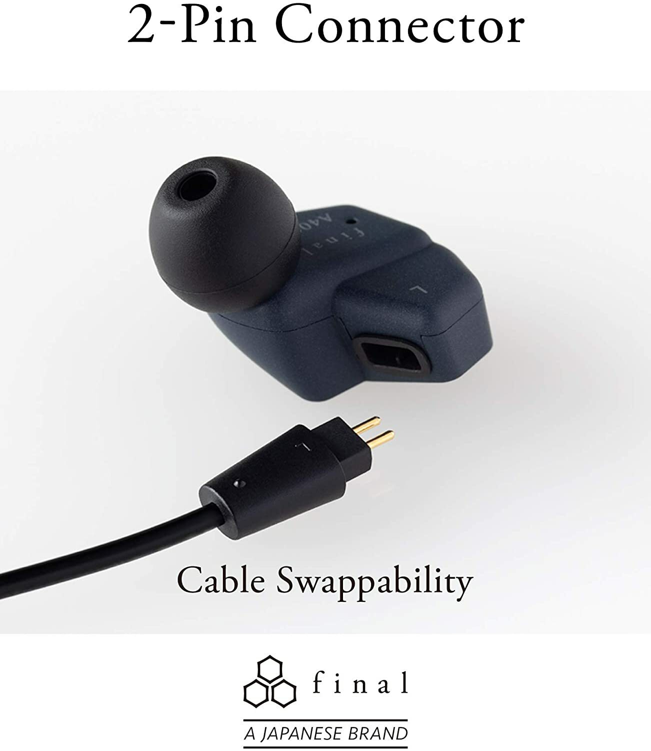 FINAL A4000 In-Ear Earphones High Precision Hi-Res Headphones IEM Earbuds