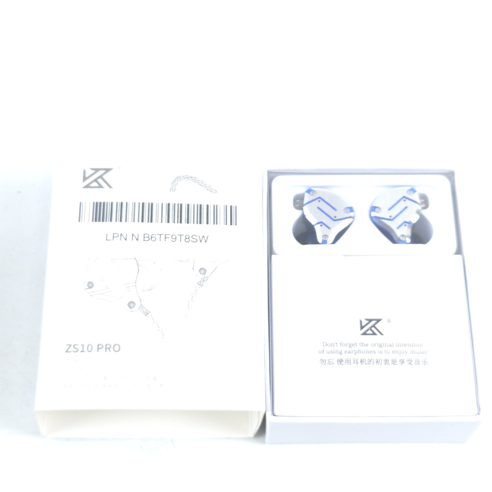 KZ ZS10 Pro 4BA+1DD 5 Driver In-Ear Hifi Metal Earphones With Mic, Detach Cable