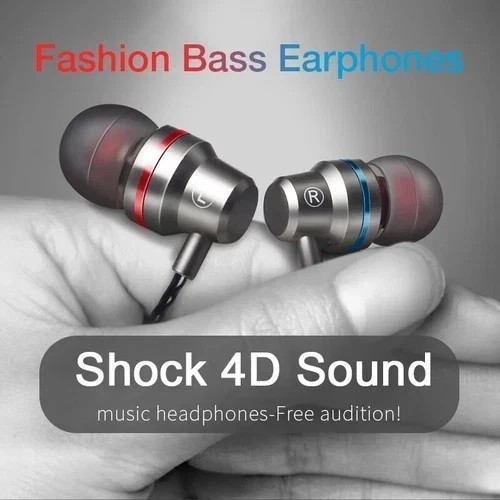 HIFI Bass Stereo Wired Earbuds Headset In-Ear Earphone Headphone MIC USB-C