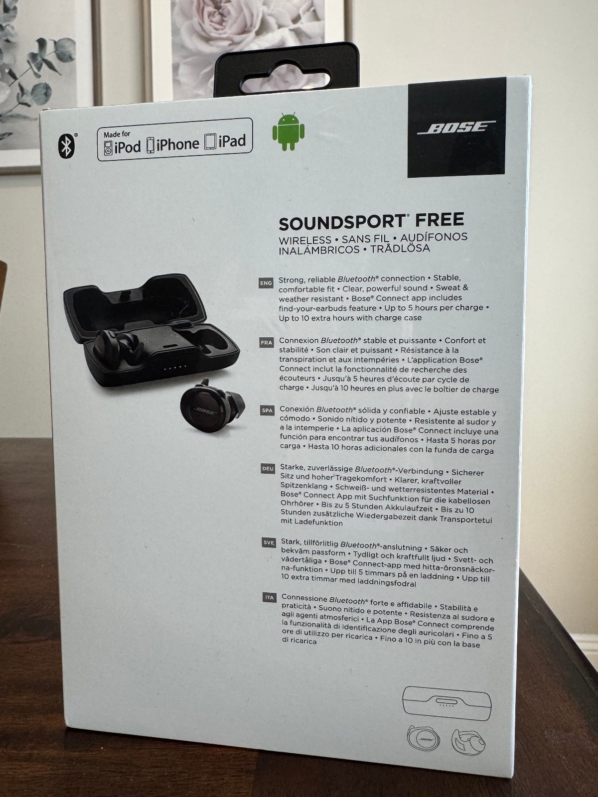 *Brand New & Sealed* Bose SoundSport Free Bluetooth Wireless Earbuds – Black
