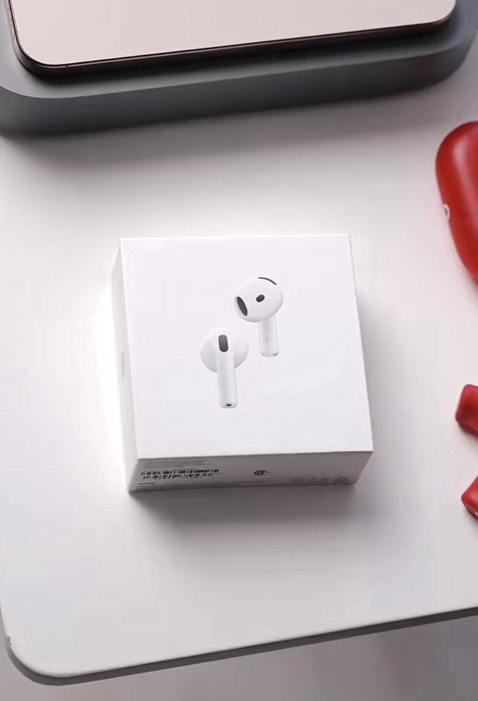 Apple AirPods 4 Wireless Bluetooth In-Ear Earbuds w/ Charging Case, White