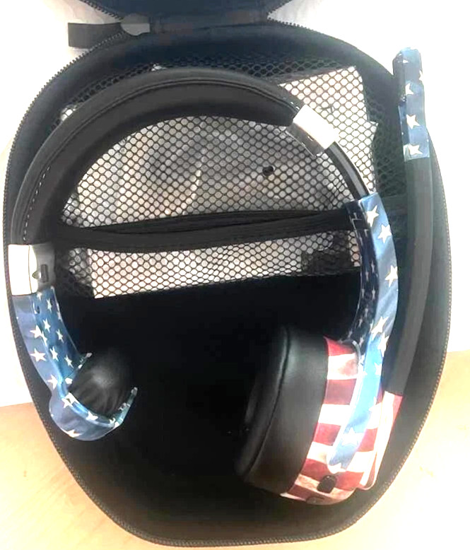 RAND MCNALLY CLEARDRYVE CD100 BLUETOOTH HEADPHONES STARS AND SRIPES FOR TRUCKERS