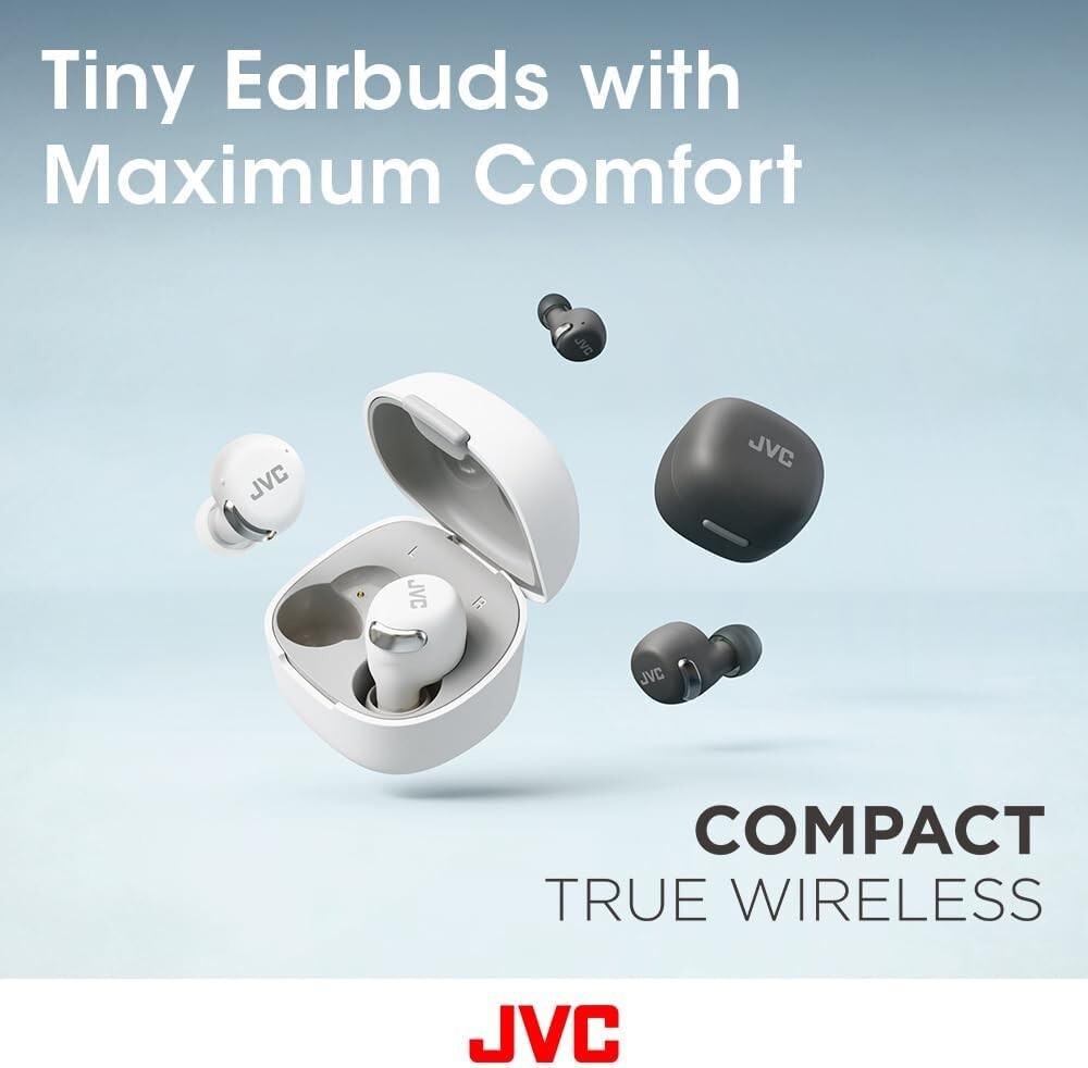 ⚡SHIP ASAP⚡ JVC New Compact True Wireless Headphones wit Active Noise Cancelling