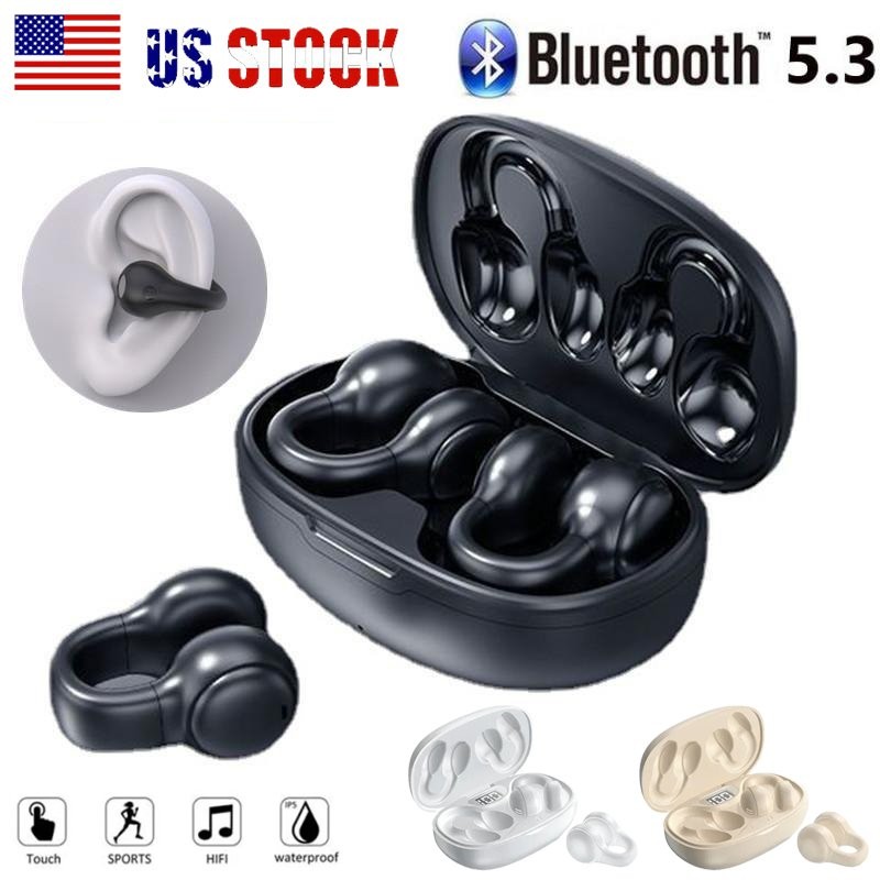 Open Ear Bone Conduction Headphones Tws X58 Bluetooth 5.3 Running Wireless Clip