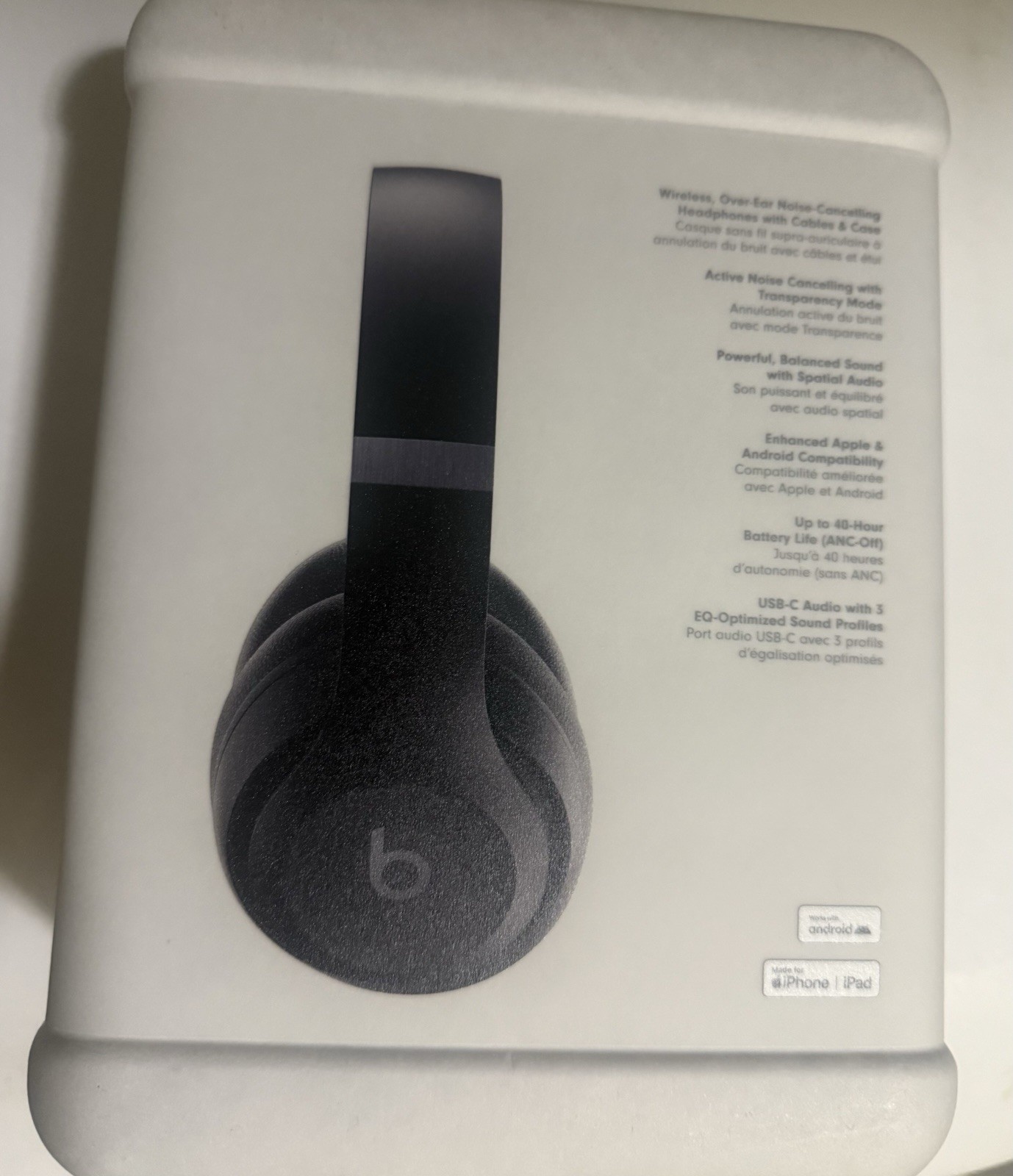Beats Studio Pro Wireless Over-Ear Headphones w/ANC Bluetooth USB-C Black