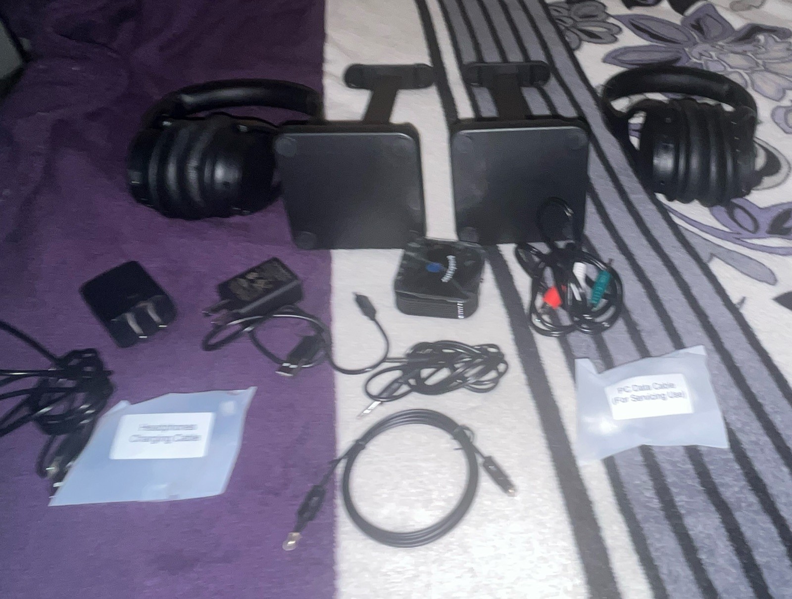 HomeSpot Dual JM320 TV Headphones & Broadcaster Bundle – Brand New Open Box
