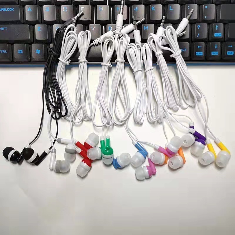 3.5mm In-ear Earbuds Headphones – Wired AUX Jack Earphone Stereo Great for Kids!